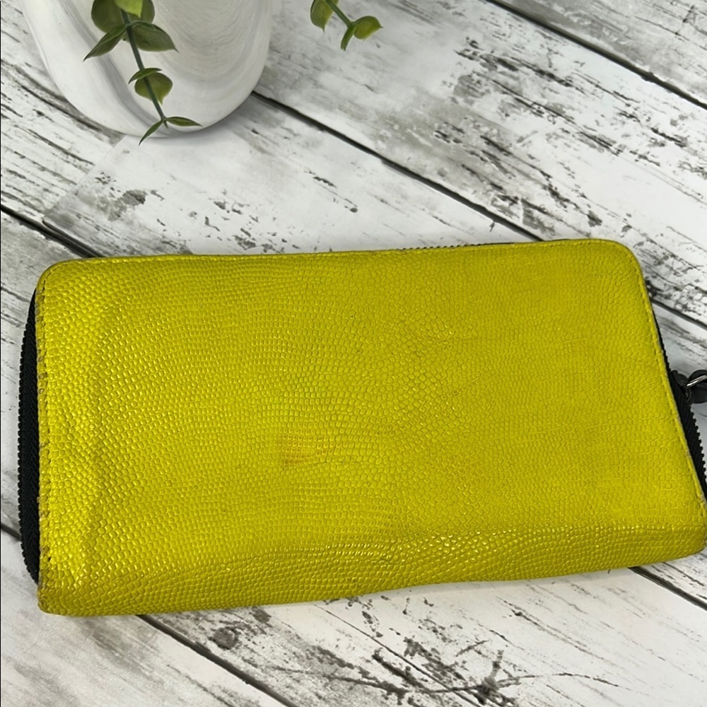 Furla Yellow and Black Wallet - Picture 5 of 12